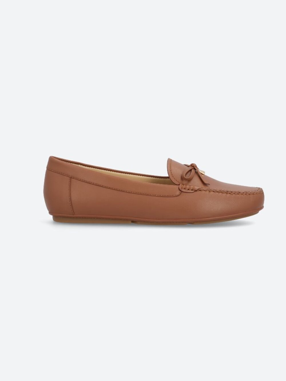 Juliette Leather Moc Flat